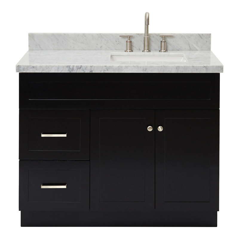 Ensemble de meuble-lavabo simple 43 po Hamlet, Noir