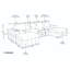 Canapé modulaire 6 pièces Bennetta