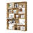 74" H 2-In-1 Bookcase, L-Shaped, 5-Tier Corner Bookshelf-1565384844
