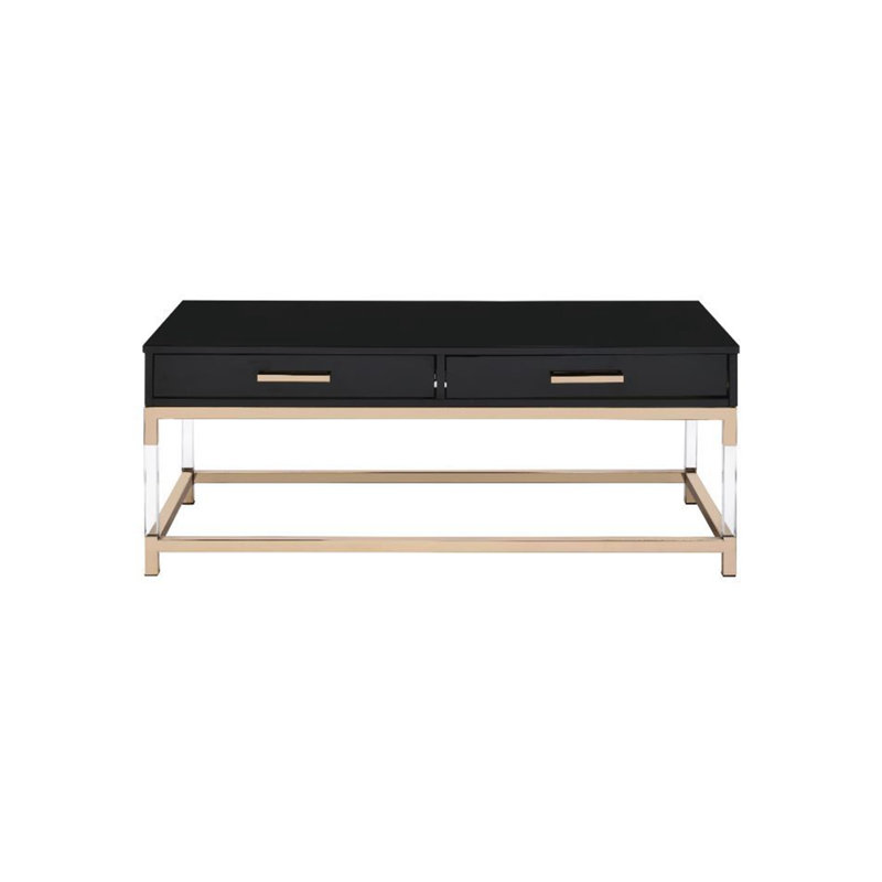 Table de salon, table basse avec rangement, H 18 po x L 44 po x l 22 po