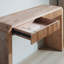Console rustique en bois avec tiroir