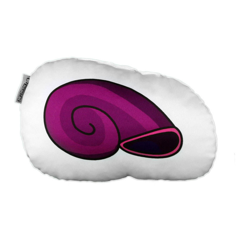 Reversible Throw Pillow, Pink/White, 9" x 12"