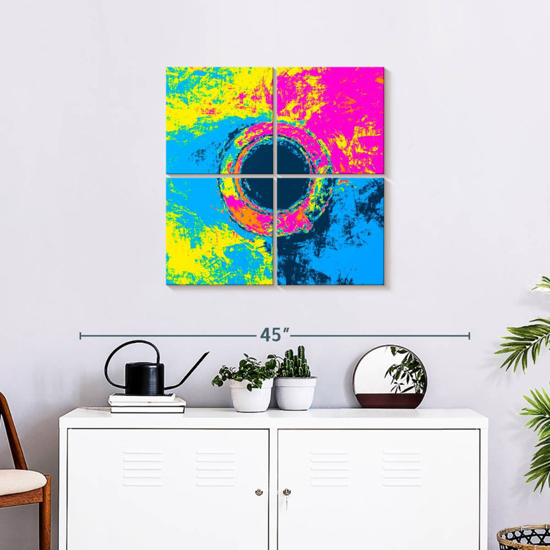 Yarlin Abstract Coffee, 26" H x 26" W