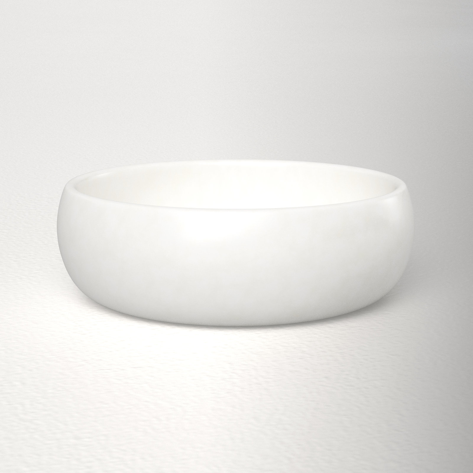 Borgen Stoneware Dessert Bowl, Pearl