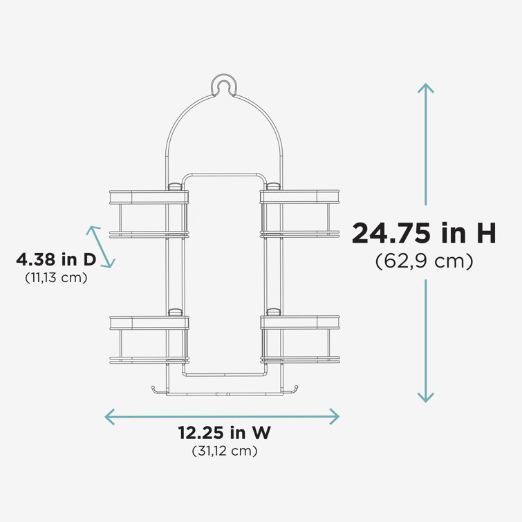 Better Homes & Gardens + Expandable Hose Shower Caddy