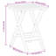 Side Table Foldable Solid Wood Poplar-781413171