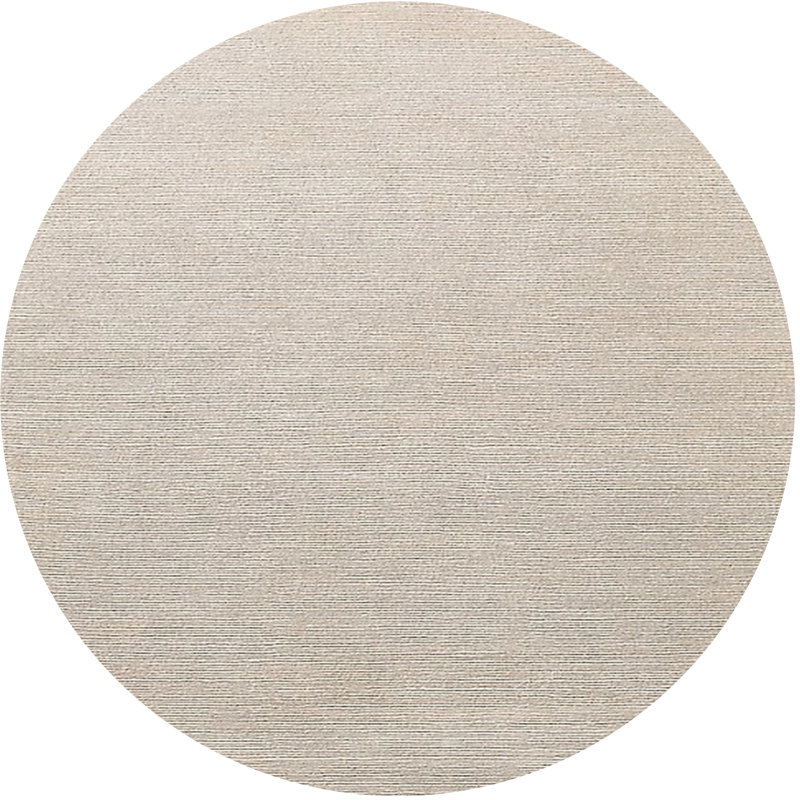 Tapis brun clair Fayette, Rond 5 pi