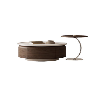 Modern Wood Coffee Table Set