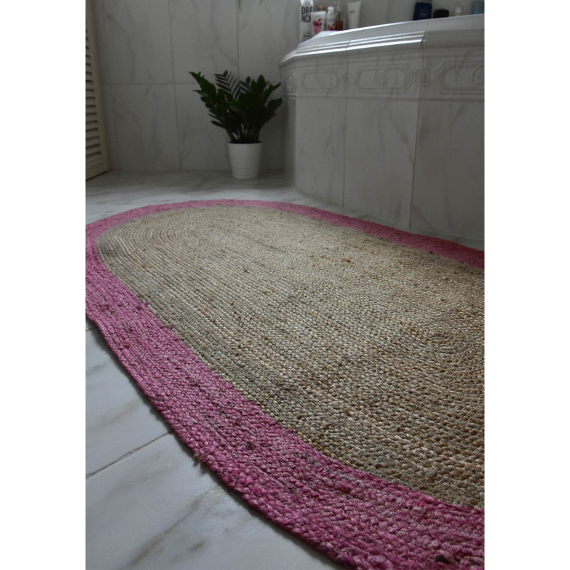 Roberta Hand Woven Area Rug, Oval 90x160cm