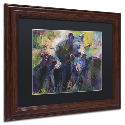 « art bearfamily », reproduction sur toile