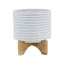 PLATEAU 8 "TEXTURÉ AVEC SUPPORT, BLANC