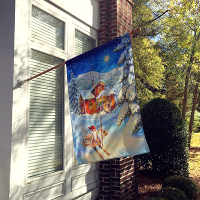 Drapeau de jardin doré à 2 faces Dorethe