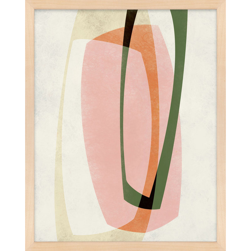 Orbit 10 Painting by Jacques Pilon, Maple Framed, 25" H x 20" W