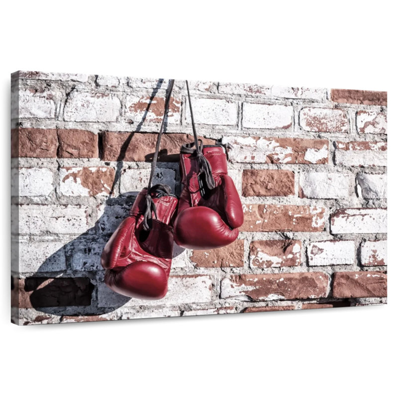 Sireci Red Boxing Gloves, 34" H x 51" W