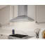 Zephyr Siena 36 in. 1200 CFM Wall Mount Range Hood with LED Light in Stainless Steel