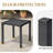 Outdoor Metal Square Side Table-961633458