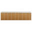 Remise de jardin en acier galvanisé 75,2 × 285,4 × 78,0 Brenza