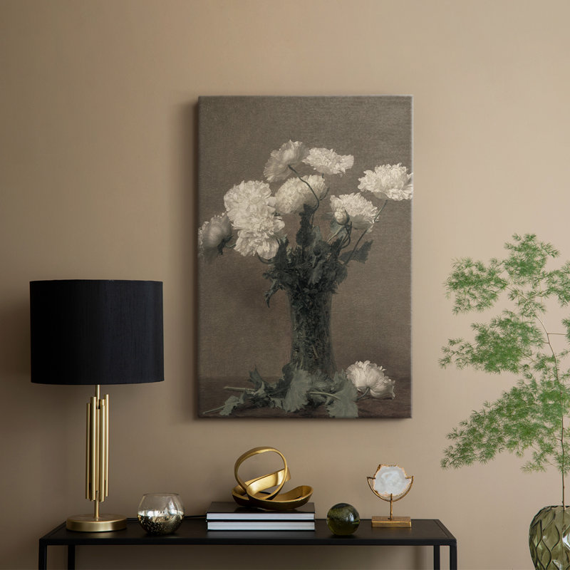 Imprimé floral rétro CCXL - galerie Cavas, H 27 po x l 18 po