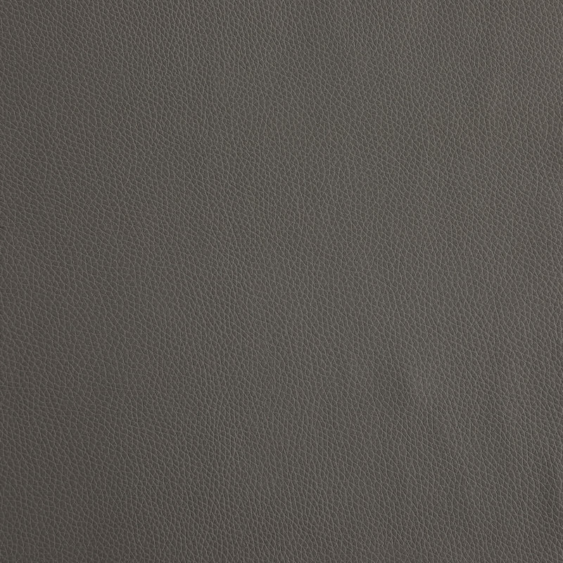 Canapé modulaire en cuir véritable gris avec base et pieds en bois massif, structure de siège très spacieuse, confort étincelant