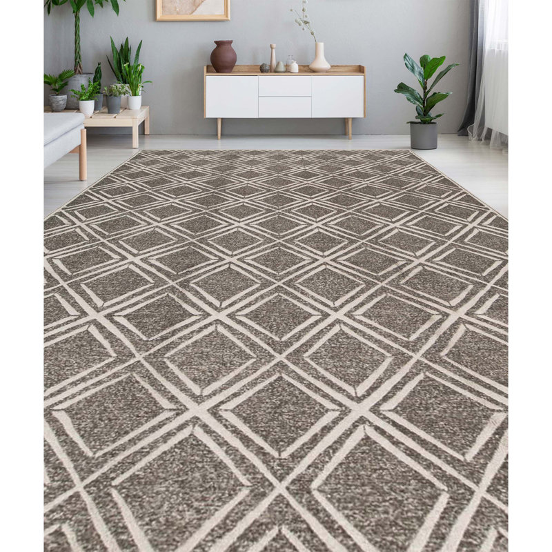 Cotton Geometric Area Rug