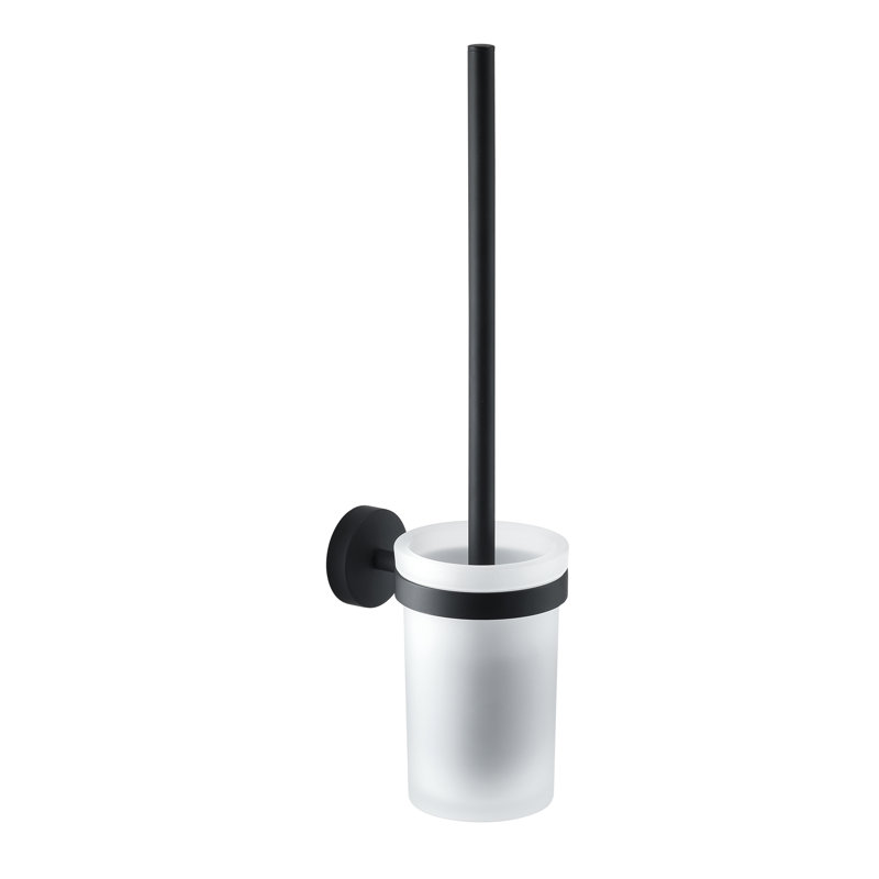 Eros Toilet Brush Wall Mounted - Black