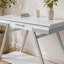 Mobilier de salon magnifique de style contemporain blanc 1pc