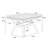Vailnni 6 - Person Four Leg Base Dining Set