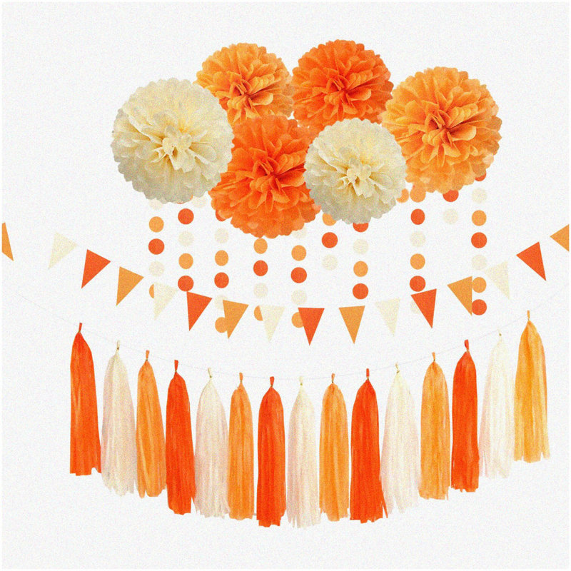 Party Pizzazz Black Streamers Garland