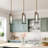 Sandrell 1-Light 12" H Gold/Black Pendant