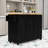 Rolling Kitchen Island Cart with Extendable Table, 3 Drawers, Storage Cabinet and Power Outlet-785041258
