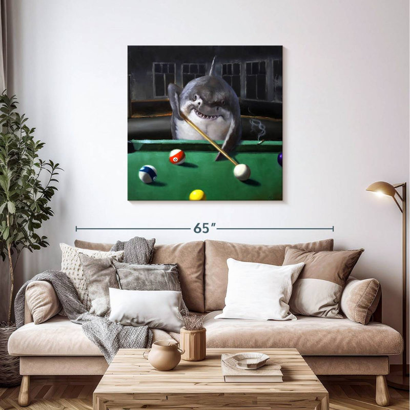 Ketti Pool Shark, 39" H x 39" W