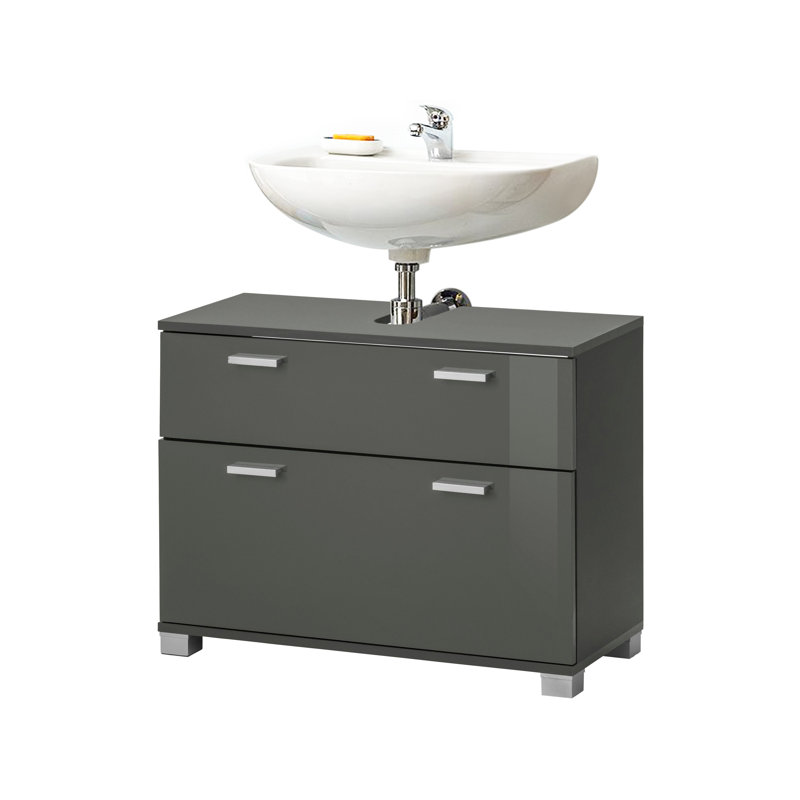 Frist Freestanding Back To Wall Toilet Unit, Grey