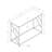 Accent Table Entryway Table Entry Table Narrow Console Table Hallway Table Laminate Metal Frame-535029612