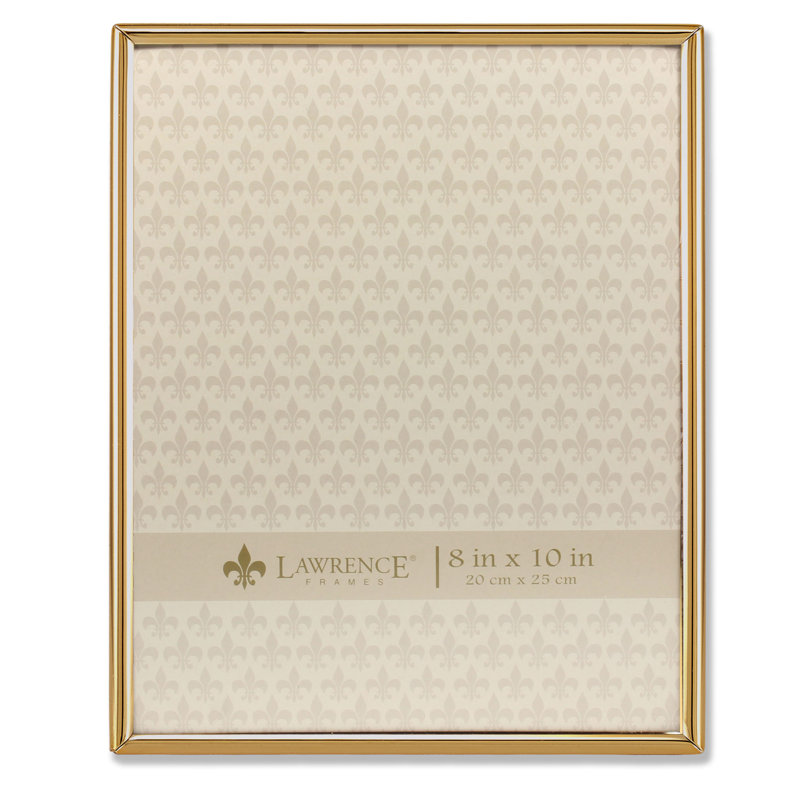 Kjetil Gold Metal Gilded Picture Frame, 8" x 10"