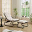 Chaise longue d'extérieur avec repose-pieds inclinable avec coussin gonflable et repose-pieds-1773315124