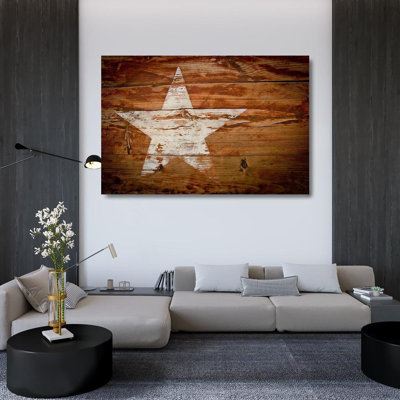 "Williston Forge Texas", galerie de photos sur toile tendue, "Texas White Star"