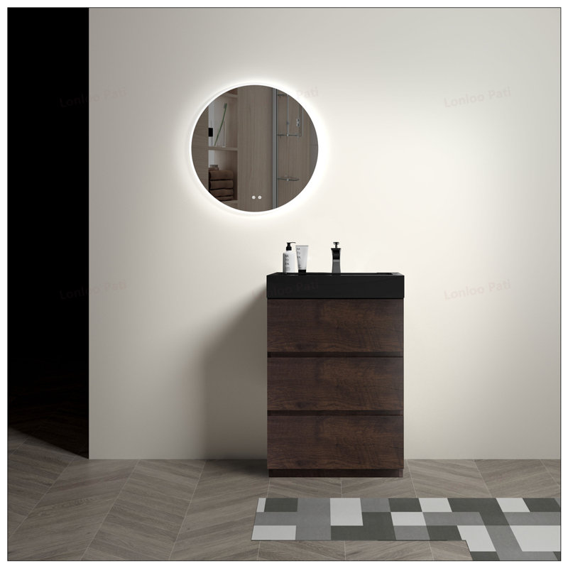 Meuble-lavabo autoportant de 24 po avec lavabo