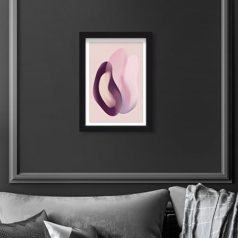 Soft Love Print by Oliver Gal, 37.5"H x 25.5"W, Black Shadowbox