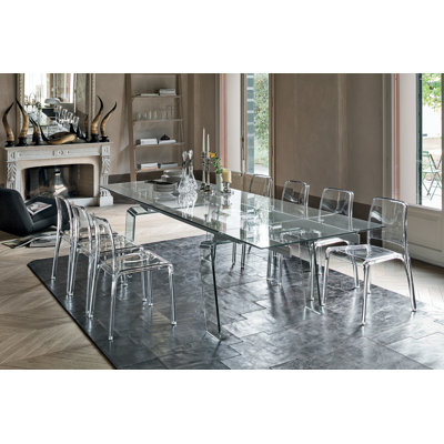 Parris Glass Top Dining Table