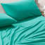 Ensemble de draps en microfibre Luxe Aqua - Literie lisse à poches profondes pour chambres à coucher surélevées-126524081-126524077