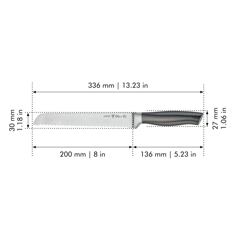HENCKELS Graphite 8-inch Bread Knife