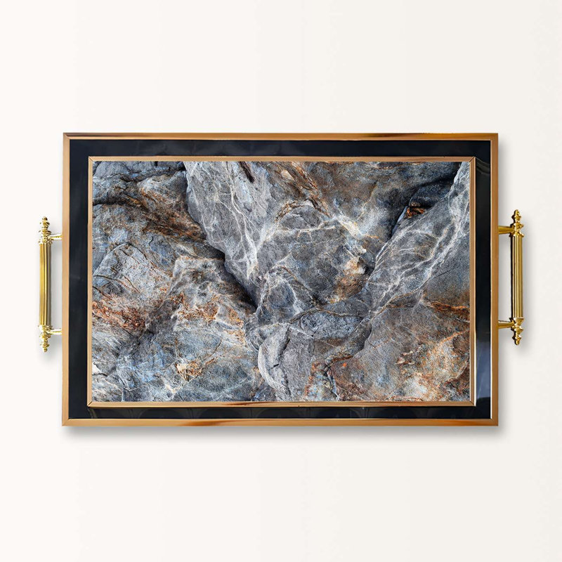 Elegant Glass Serving Tray, 19.7 x 11.4 x 1.4 inches | 100% High-Quality Glass | Perfect for Entertaining & Serving | Stylish and Functional Design for Home & Parties | Durable and Easy to Clean