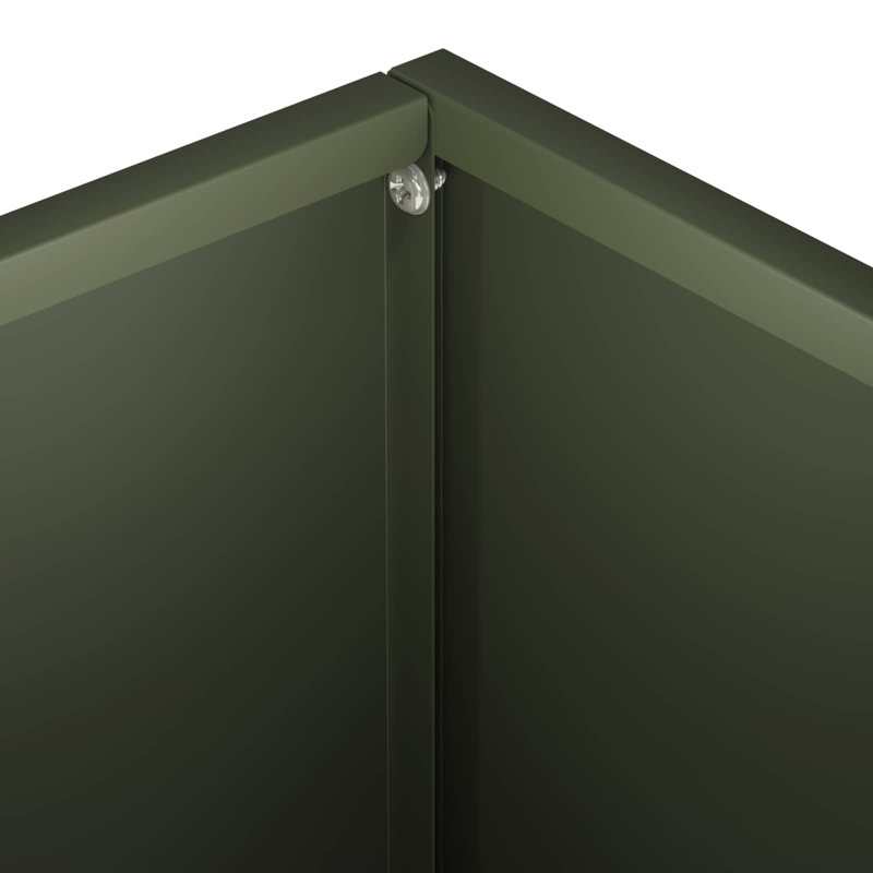 Planter Box, 20cm H x 80cm W x 20cm D, Olive Green