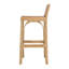 Serienna Blue & White Rattan Low Back Counter Stool-1653777369-1653777371