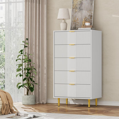47 cm W Chest of 5 Drawers