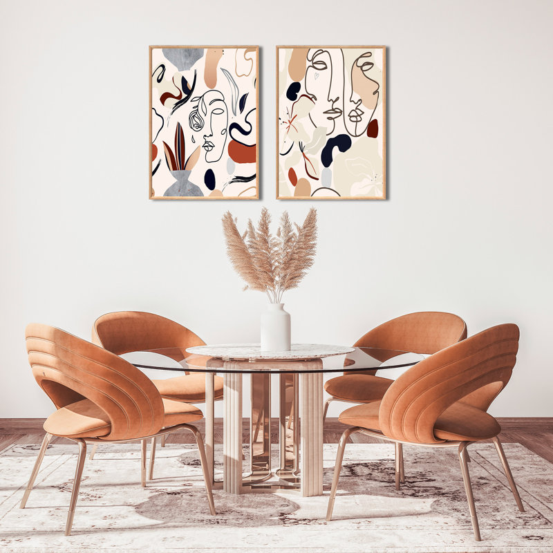 3 Piece Single Picture Frame Painting Set on MDF