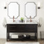 Ensemble de meuble-lavabo double 60 po avec lavabo sous le comptoir Robertson-49568505-75247368-75247372