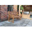 Solid Wood Teak Outdoor Bench-2032078781