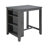 Graham 3-Piece Small Space Counter Height Dining Table With Shelves And 2 Chairs-1039084632