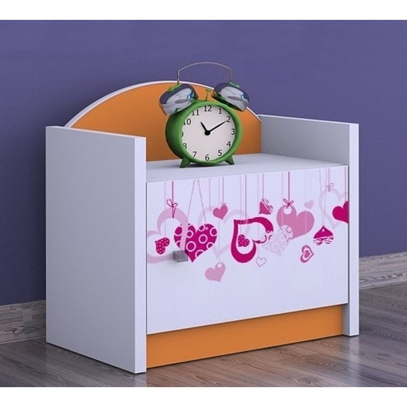 Andrea Nightstand, Orange